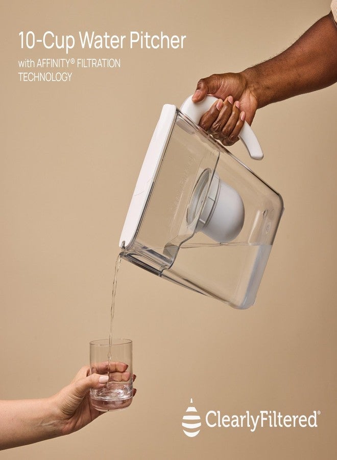 Clearly Filtered No.1 Filtered Water Pitcher/Updated Model/Targets 365+ Contaminants e.g. Fluoride Chlorine PFAS Microplastics Lead Arsenic BPA/BPS Free (Pitcher Includes 1 Filter) - Image 2